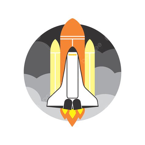 Space Rocket Launch Vector Design Images, Rocket Launch Icon Vector ...