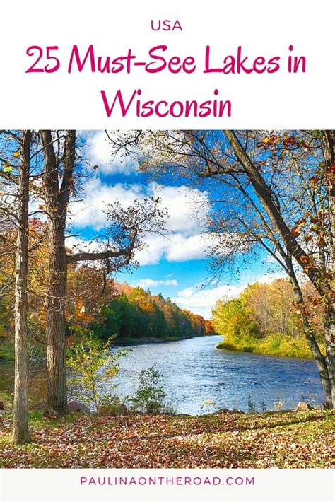 30 Best Lakes In Wisconsin: Why We Love Them! - Paulina on the road