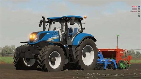 New Holland T6000 v1.0 | FS22 Mod Download