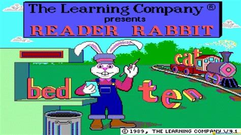 Reader Rabbit gameplay (PC Game, 1987) - YouTube