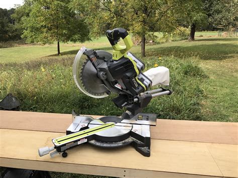 Ryobi Cordless Sliding Miter Saw Review - One Plus One Equals 36