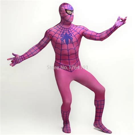 High Quality 3D Printing Lycra Spandex Spider man Cosplay Costumes ...