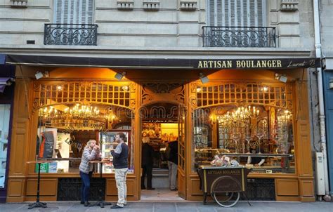 The Traditional French Bakery Shop a La Fontaine Du Mars Located Near ...