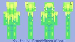 slime girl Minecraft Skin