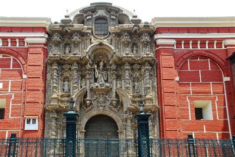 Iglesia San Agustin, Lima photo stock. Image du amérique - 44373372