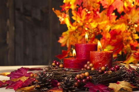 Autumn Candles Wallpapers High Quality | Download Free