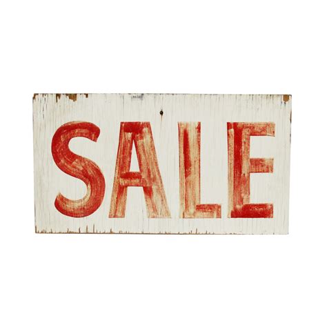 vintage hand-painted wooden SALE sign by lacklusterco on Etsy