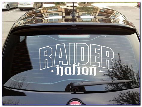 Raider Nation Decal | Etsy