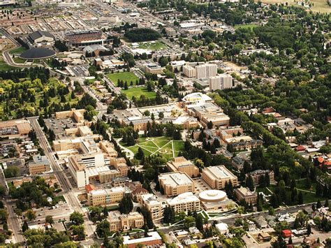 Wyoming Campus Aerial Photograph by University of Wyoming