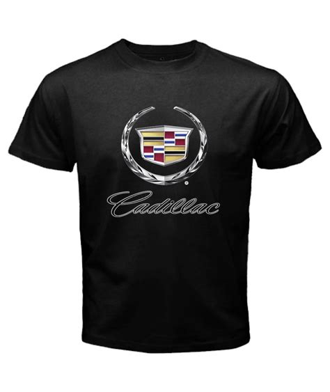 New CADILLAC Crest logo CTS V Escalade Mens T shirt S to 4XL Mens T ...