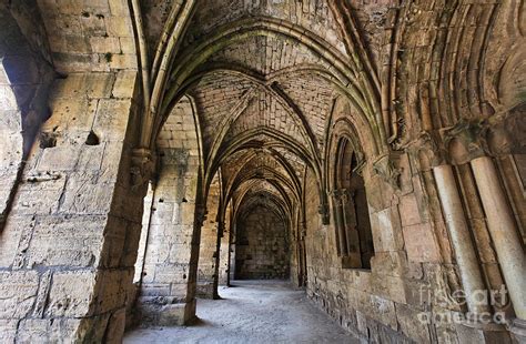 The Gothic Cloisters Inside The Crusader Castle Of Krak Des Chevaliers ...