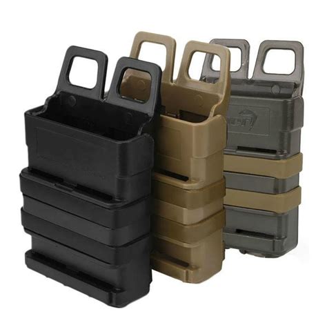 2 Pieces Tactical Hunting Gun Accessories Airsoft Fast Molle Mag Pouch ...