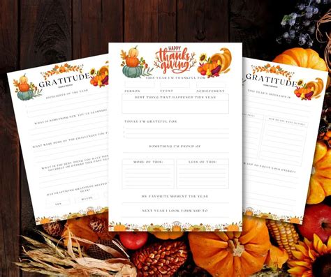 Printable Thanksgiving Family Gratitude Journal | It's a Mother Thing