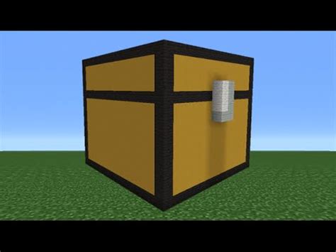 Minecraft Tutorial: How To Make A Chest Statue - YouTube