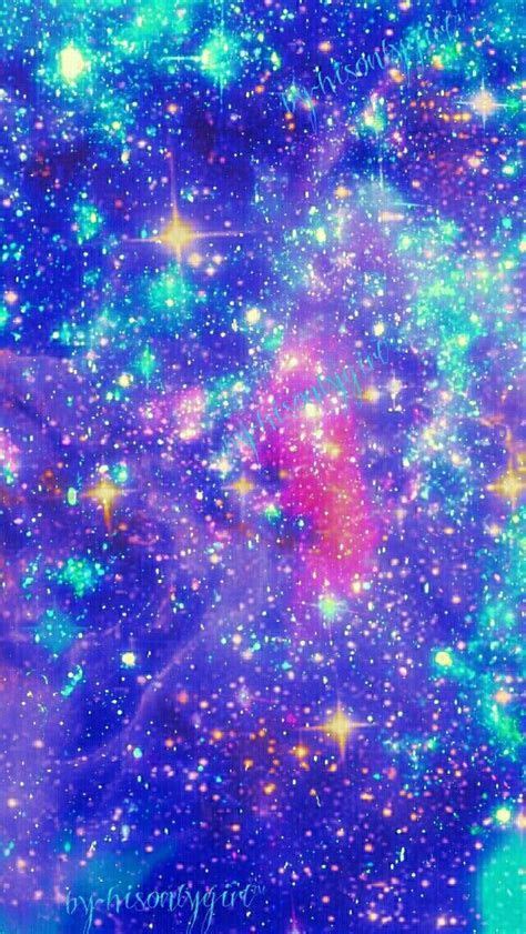 Fun Rainbow Galaxy Glitter Wallpaper I Created For The App | Galaxie ...