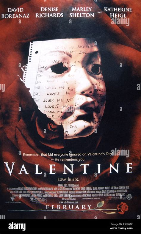 VALENTINE, US poster, 2001, © Warner Brothers/courtesy Everett ...