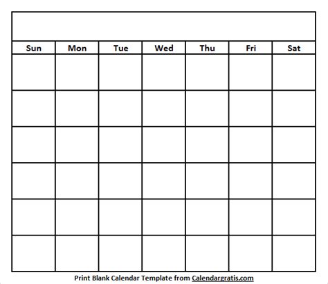 Printable Blank Calendar Template Editable | Monthly To Do List | Excel