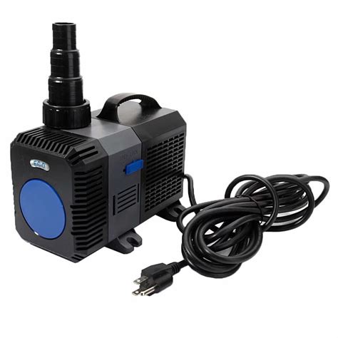 4227GPH Flow Frequency Electric Inline Garden Submersible Pond Filter ...