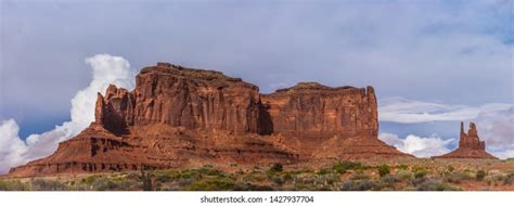 Panorama Desert Landscape Mesa Buttes Stock Photo 1427937704 | Shutterstock