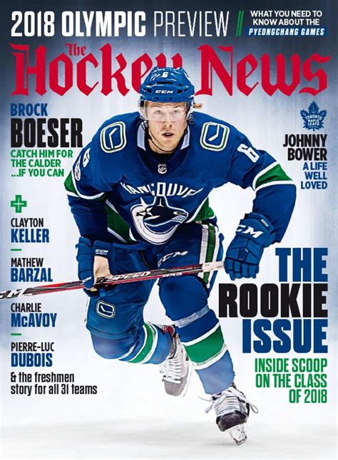 The Hockey News Magazine | Insight into the World of Hockey ...