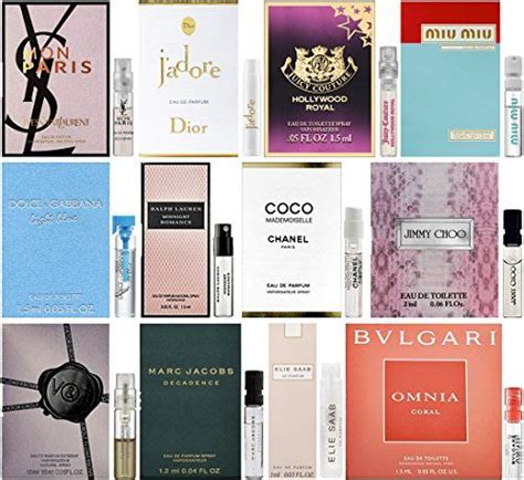 High End Designer Fragrance Sampler for Women Lot x 12 Perfume Sample ...