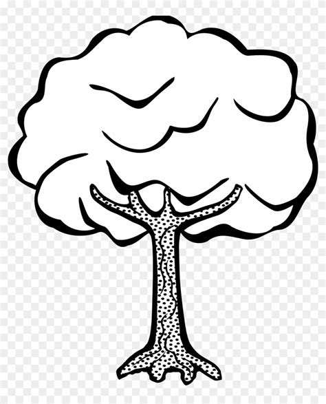 Big Image - Tree Clipart Black And White - Free Transparent PNG Clipart ...