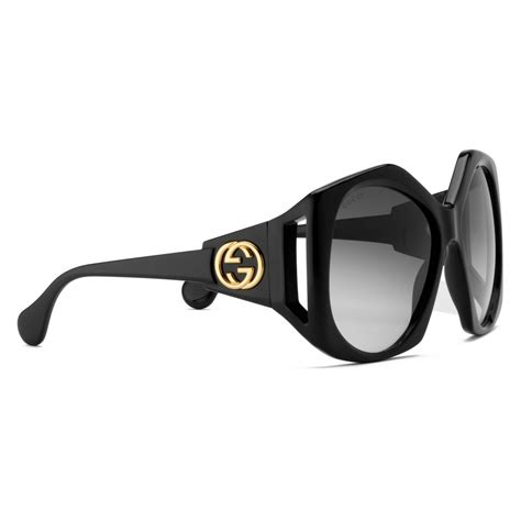 Gucci - Round Sunglasses - Black Grey - Gucci Eyewear - Avvenice