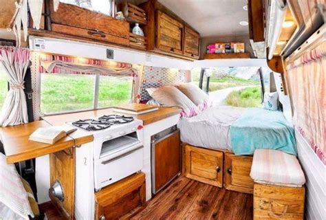 55 Creative Interior Design Ideas for Camper Van | Interiores de ...