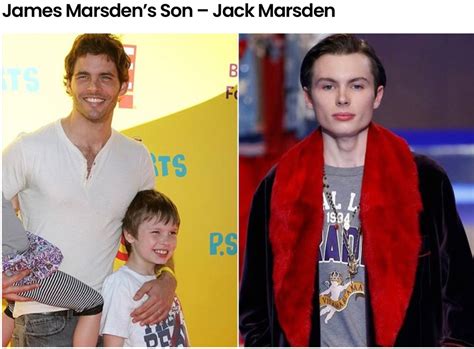 James Marsden and son Jack | Celebrity kids, Celebrities, All grown up