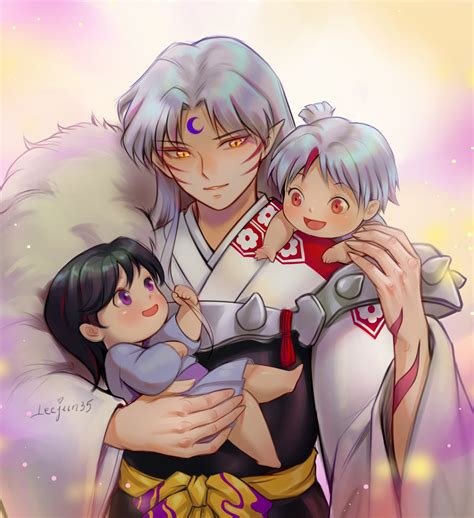 leejun35 on Twitter: "My fanart of Sesshoumaru and his daughters. #sesshoumaru #fanart # ...