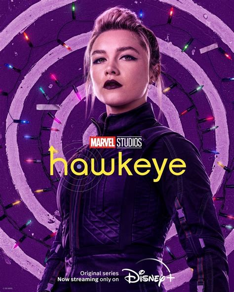 Florence Pugh - "Hawkeye" Poster 2021 • CelebMafia