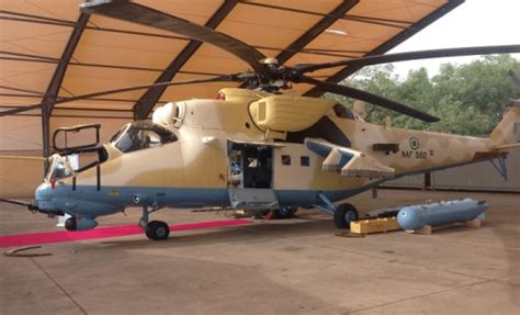 Nigeria inducts two new-built Mi-35M assault helicopters