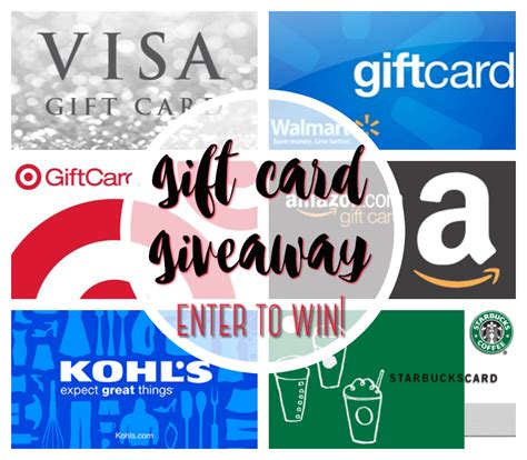 Gift Card Giveaway - Winner's Choice! - A Helicopter Mom