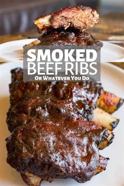 Traeger Smoked Beef Ribs | Easy Grilled Beef Ribs for the pellet grill