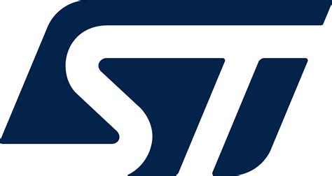 STMicroelectronics logo in transparent PNG and vectorized SVG formats