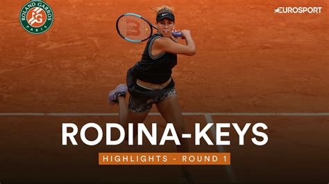 VIDEO - French Open 2019: Highlights - Keys eases past Rodina - Roland ...