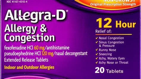 Side Effects Of Allegra D 24 Hour - Effect Choices