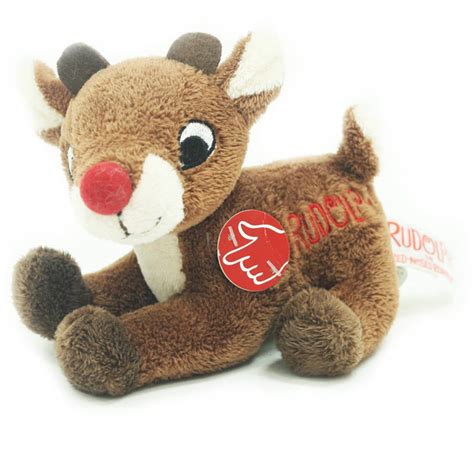 Holiday Time Christmas Decor Rudolph The Red Nose Reindeer Musical Plush Rudolph - Walmart.com