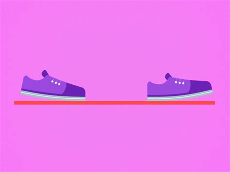 These shoes are made for walking | Motion design animation, Walking animation, Shoes gif