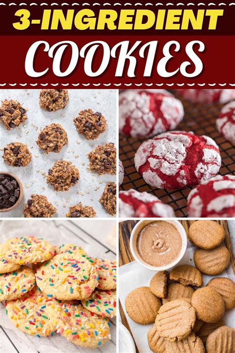 13 Easy 3-Ingredient Cookies (+ Delicious Recipes) - Insanely Good