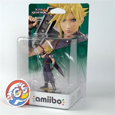 Amiibo Super Smash Bros. Series Figure Cloud Japan NEW Final Fantasy ...