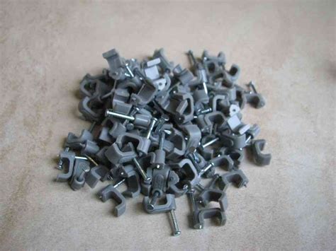 1.5mm Twin and Earth Cable Clips (100 Pack)