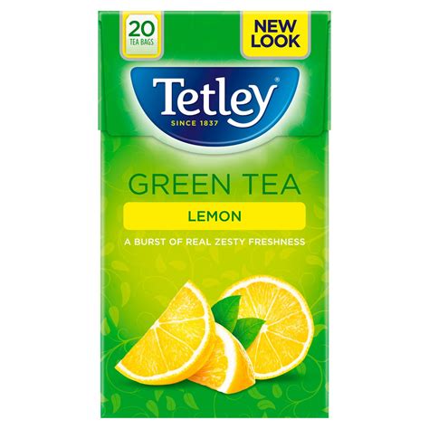 Tetley Lemon Green Tea Bags x20 | Fruit & Herbal Tea | Iceland Foods