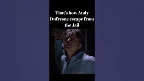 That's how andy dufresne escape from the jail #shorts - YouTube