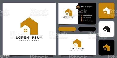 Home Logo Vector Design Concept Stock Illustration - Download Image Now - Logo, Architect ...