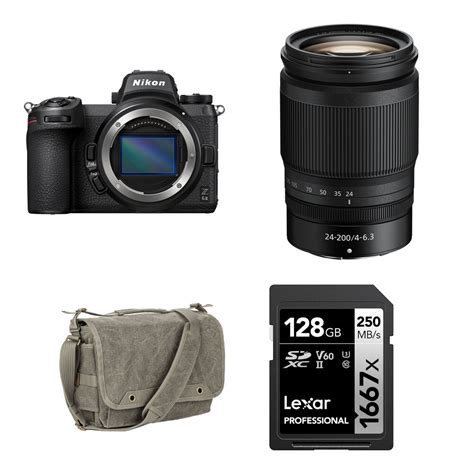 Nikon Z6 II Mirrorless Camera with 24-200mm Lens and Accessories