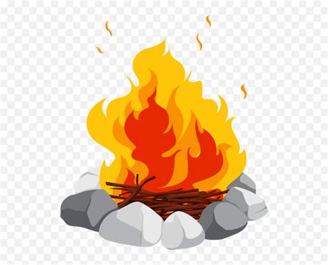 Transparent Background Campfire Clipart Png - Bonfire Png Emoji ...