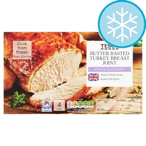 Tesco Butter Basted Frozen Turkey Breast Joint 780G - Tesco Groceries