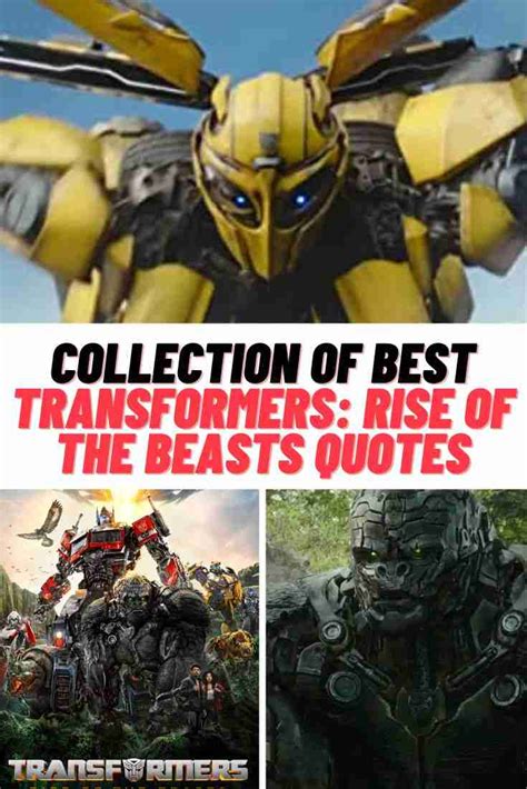 120+ Collection Transformers: Rise Of The Beasts Movie Quotes