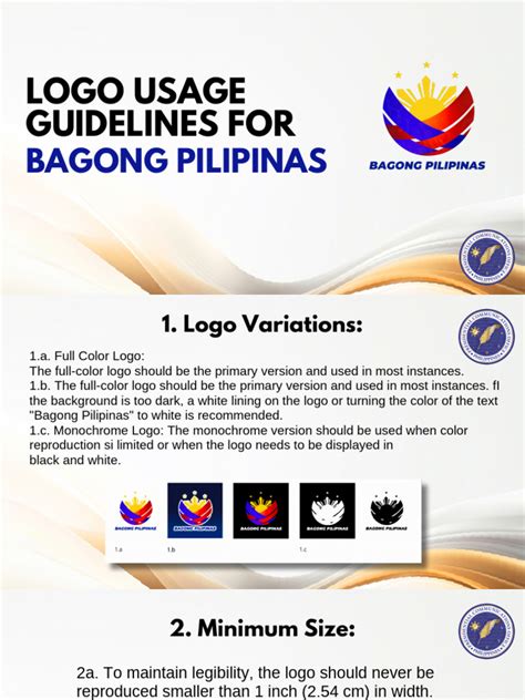 Bagong Pilipinas Guidelines | Download Free PDF | Typography | Logos